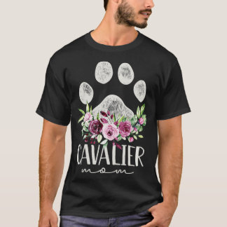 Womens Cavalier Kung Charles Spain Hund Mamma Gift T Shirt
