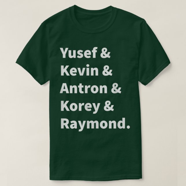 Womens Central Park 5 Five   Eonerated 5 Five  T Shirt (Design framsida)
