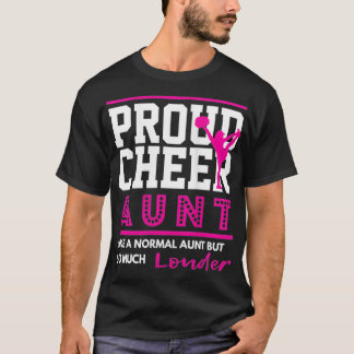 Womens Cheerlead Graphic Proud Cheer Moster T Shirt