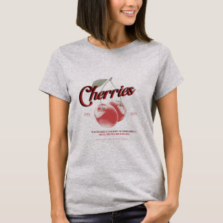 Women's Cherries Tshirt T Shirt