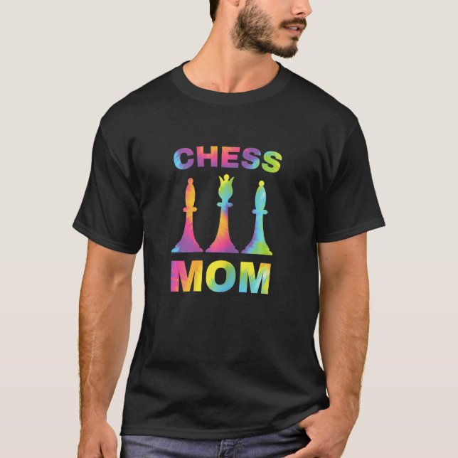 Womens Chess Mom Mamma  Cute Player Mother Woman 3 T Shirt (Framsida)