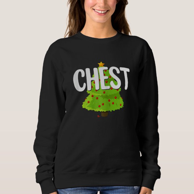 Womens Chest Nuts  Chestnuts  Christmas Couples Ch T Shirt (Framsida)