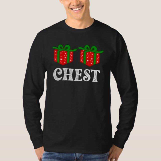 Womens Chest Nuts Matching Chestnuts Christmas Cou T Shirt (Framsida)