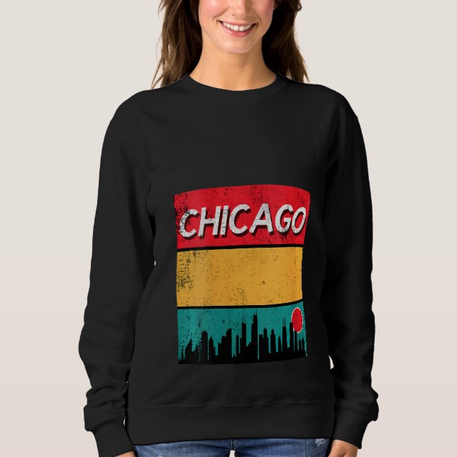 Womens Chicago T Shirt (Framsida)