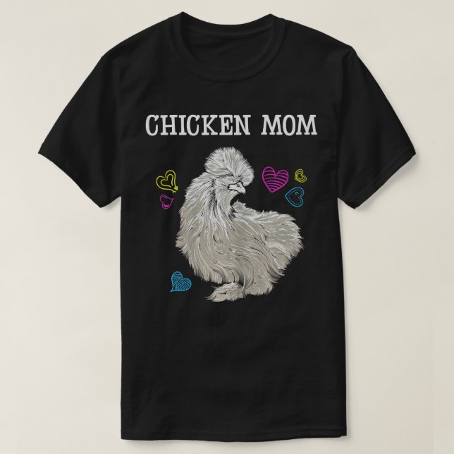 Womens Chicken Mamma Crazy Chicken Mamma Chicken L T Shirt (Design framsida)