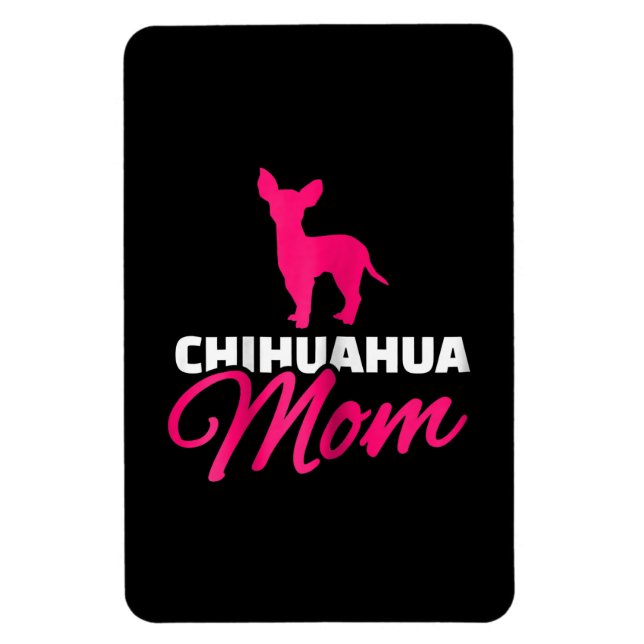 Womens Chihuahua Mamma Magnet (Vertikal)