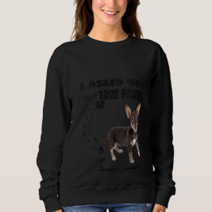 Womens Chiweenie som säger Mamma Pappa Skriv ut Da T Shirt