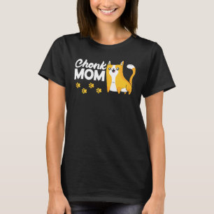 Womens Chonk Mamma Cat T Shirt