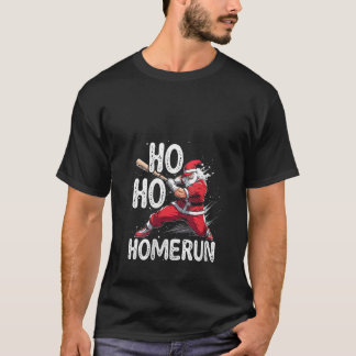 Womens Christmas Baseball Player Xmas Catcher Pitc T Shirt