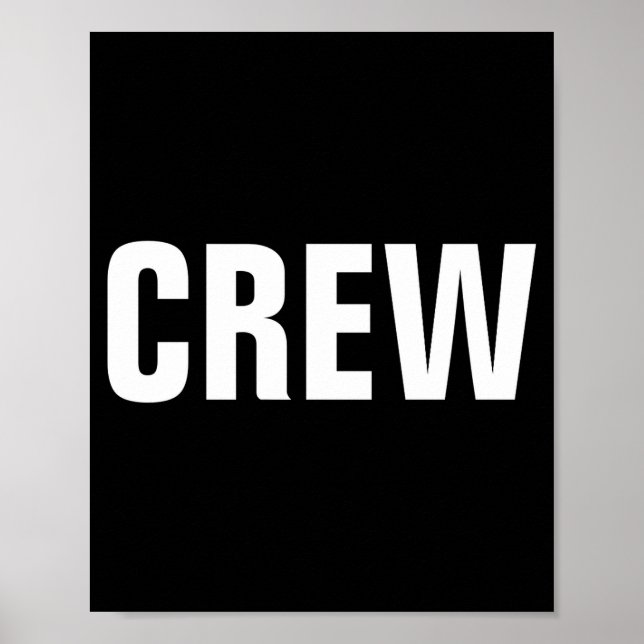 Womens Christmas Crew Team Staff Member Red White  Poster (Framsidan)