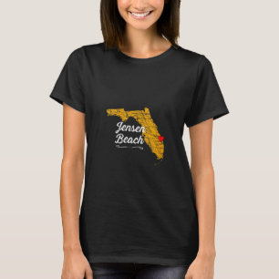 Womens City of Jensen Beach Florida Fl Merch Souv T Shirt