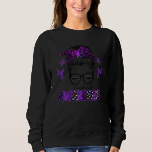 Womens Classy Leopard Mönster Shades Lupus Awarene T Shirt