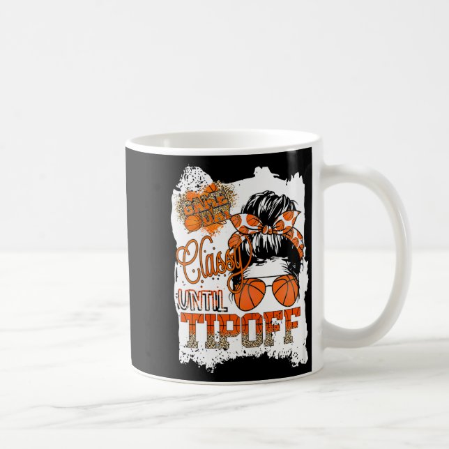 Womens Cly Until Tip-off Funny Quote Basketball Me Kaffemugg (Höger)