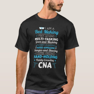 Womens CNA Funny Auktoriserad Nursing Assistant Sc T Shirt