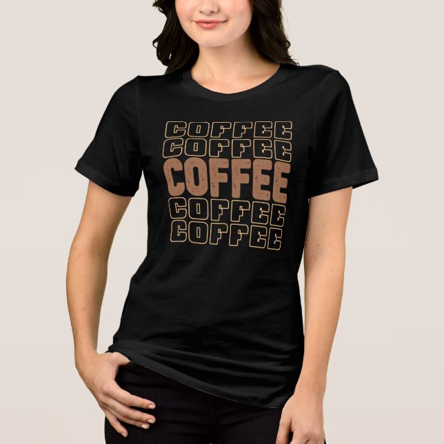 Womens Coffee T Shirt (Framsida)