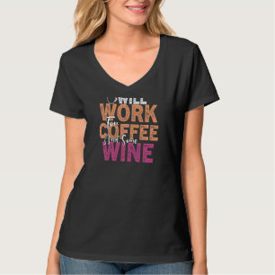 Womens Coffee Vin Quote Barista Coola Coffee Vin T Shirt