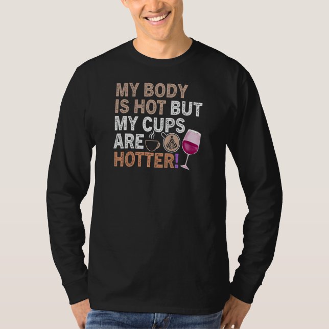 Womens Coffee Vin Quote Barista Coola Coffee Vin T Shirt (Framsida)
