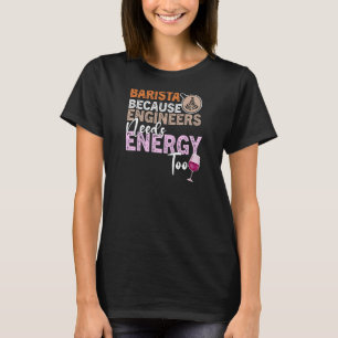 Womens Coffee Vin Quote Barista Coola Coffee Vin T Shirt