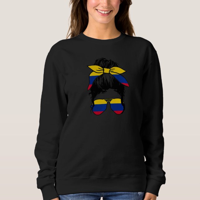 Womens Colombia colombianska Flagga Pride Girl His T Shirt (Framsida)