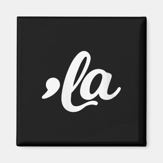 Womens Comma La - Kamala Harris 2024 Fru Preside Magnet (Framsidan)