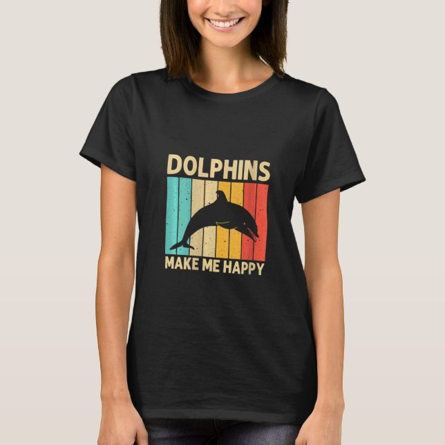 Womens Cool Dolphin For Men Women Dolphins Beluga  T Shirt (Framsida)