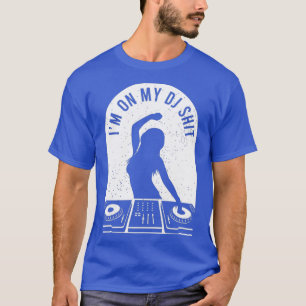 Womens Coola Deejay Image Disk Jockey MemMixer T Shirt