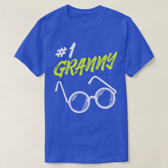 Womens Coola Sayed Granny Visual Impairment Glasse T Shirt (Design framsida)