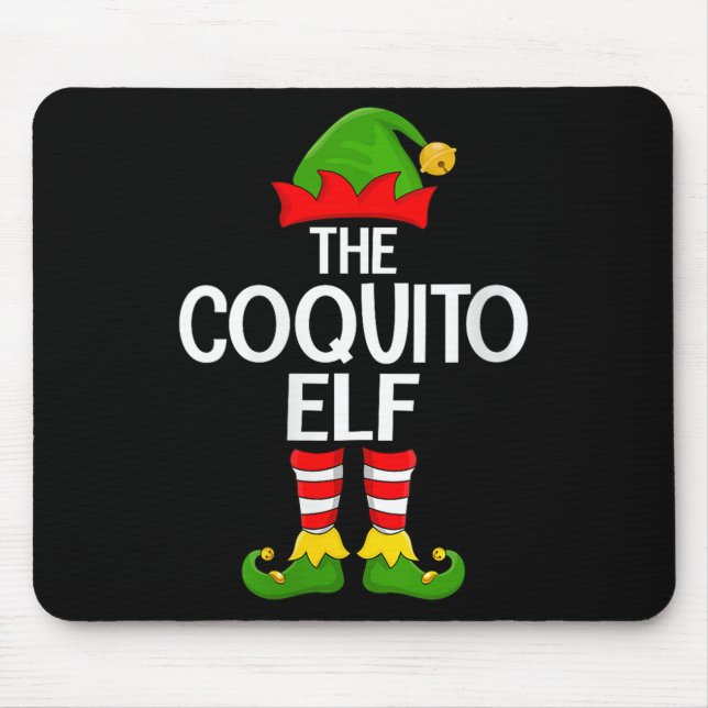 Womens Coquito Elf Xmas Matching Family Elf Squad  Musmatta (Framsidan)