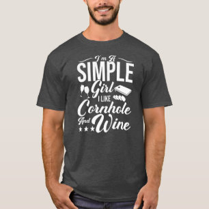 Womens Cornhole Player Funny Bean Bag Toss I gilla T Shirt