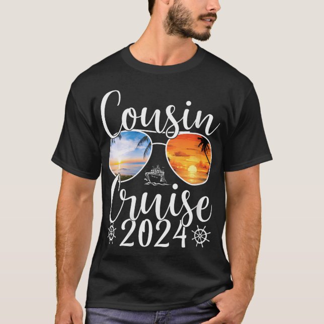 Womens Cousin Cruise 2024 Girls Couse Resa 2024 Va T Shirt (Framsida)