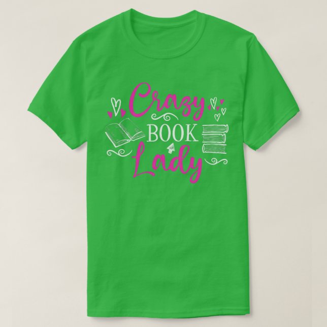 Womens Crazy Bok Dam T Shirt (Design framsida)