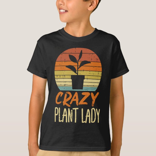 Womens Crazy Plant Dam Sunset Retro  Gar T Shirt (Framsida)