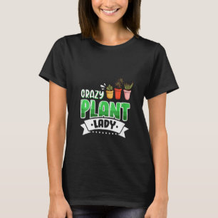 Womens Crazy Plant Succulent Plant Dam T Shirt