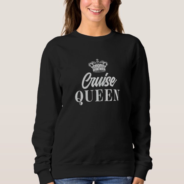 Womens Cruising Girls Cruise Queen T Shirt (Framsida)