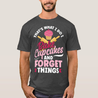 Womens Cuptårta Baking Funny Bake Älskare T Shirt