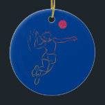 Womens Cute Beach Volleyball Girl Volleyball Julgransprydnad Keramik<br><div class="desc">Kvinna Cute Beach Volleyball Girl Volleyball  gåva. Perfekt-gåva till pappa,  mamma,  pappa,  manar,  kvinnor,  vänner och familjemedlemmar på Thanksgiving Dag,  juldag,  Mors dag,  Fars dag,  4 juli,  1776 Oberoende dag,  veterandagen,  Halloween D,  Patrick's Day</div>