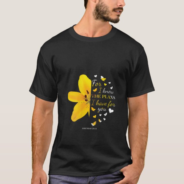 Womens Cute Christian Bible Verse Religiösa Gifts T Shirt (Framsida)