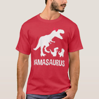 Womens Cute Dino Älskare Children Wonderful Mamma T Shirt