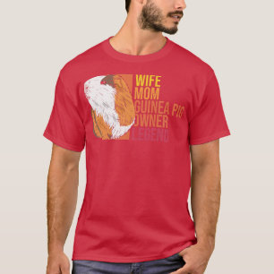 Womens Cute Guinea-Gris Design för Guinea Gris T Shirt