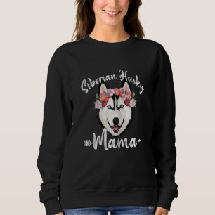 Womens Cute Hund Mors dag Siberian husky Morsa i M T Shirt