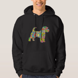 Womens Cute Jack Russell Terrier Hund Eggs Påsk Hoodie