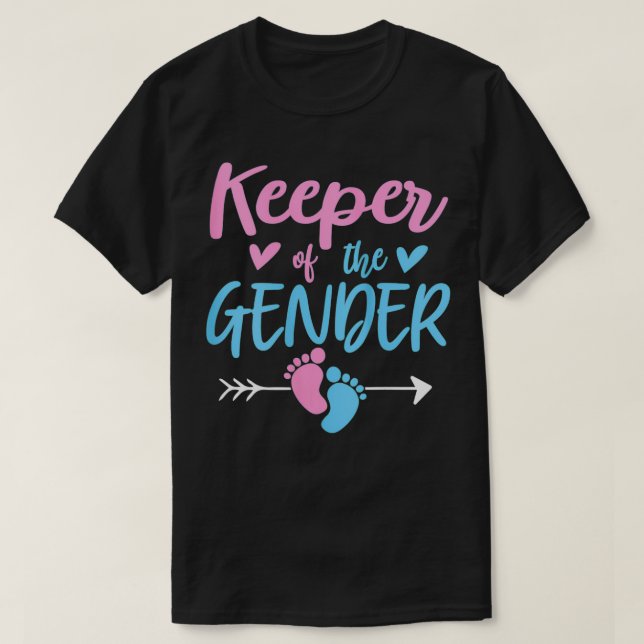 Womens Cute Keeper of Gender 2022 shirt Funny Bab T (Design framsida)