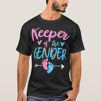 Womens Cute Keeper of Gender 2022 shirt Funny Bab T