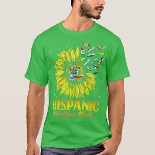 Womens Cute Solros Hispanic Heritage Month Lati T Shirt