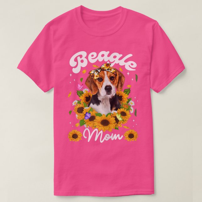 Womens Cute Somali Cat Mom Sunflower Mother's Day  T Shirt (Design framsida)