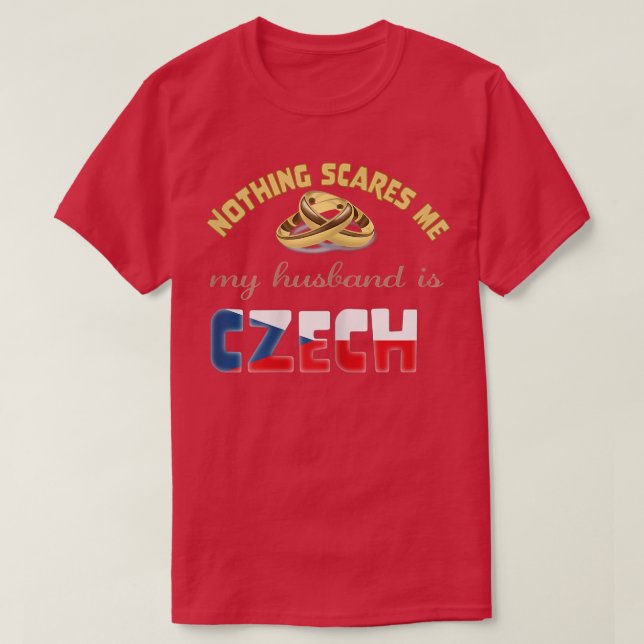 Womens czech husband Czechia s  T Shirt (Design framsida)