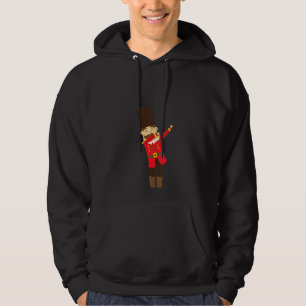 Womens Dabbing Leksak Soldier Nutcracker jul Hoodie
