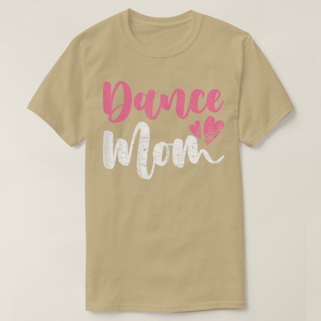 Womens Dance Mamma Cute Mors dag Mamma Gift Dancer T Shirt (Design framsida)