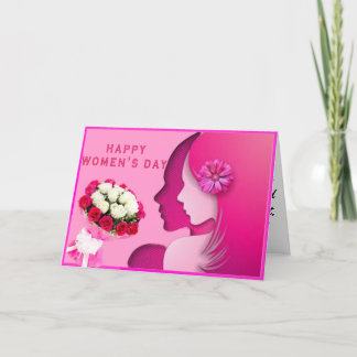 women's day card helgkort