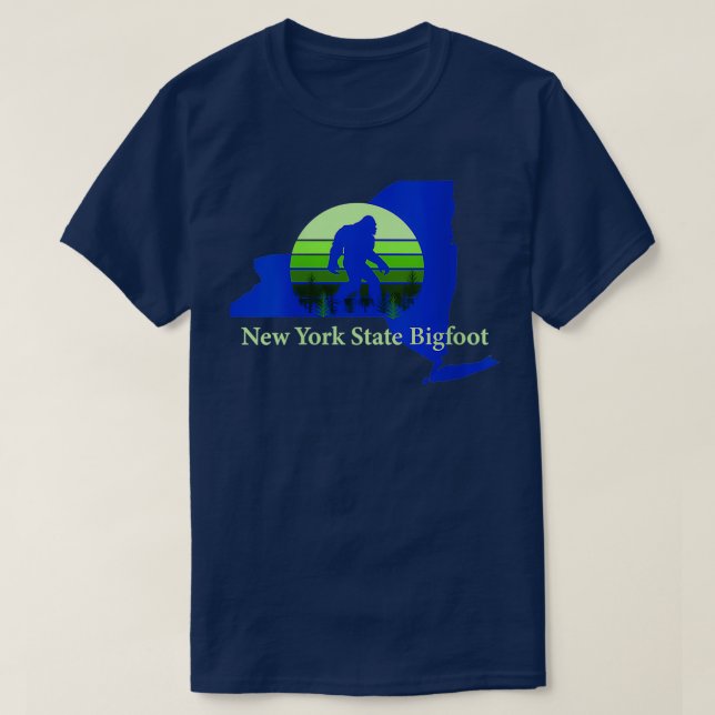 Womens Dees s New York State Bigfoot T Shirt (Design framsida)